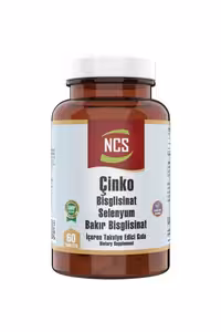 قرص زینک مس و سلنیوم Ncs بسته 60 عددی