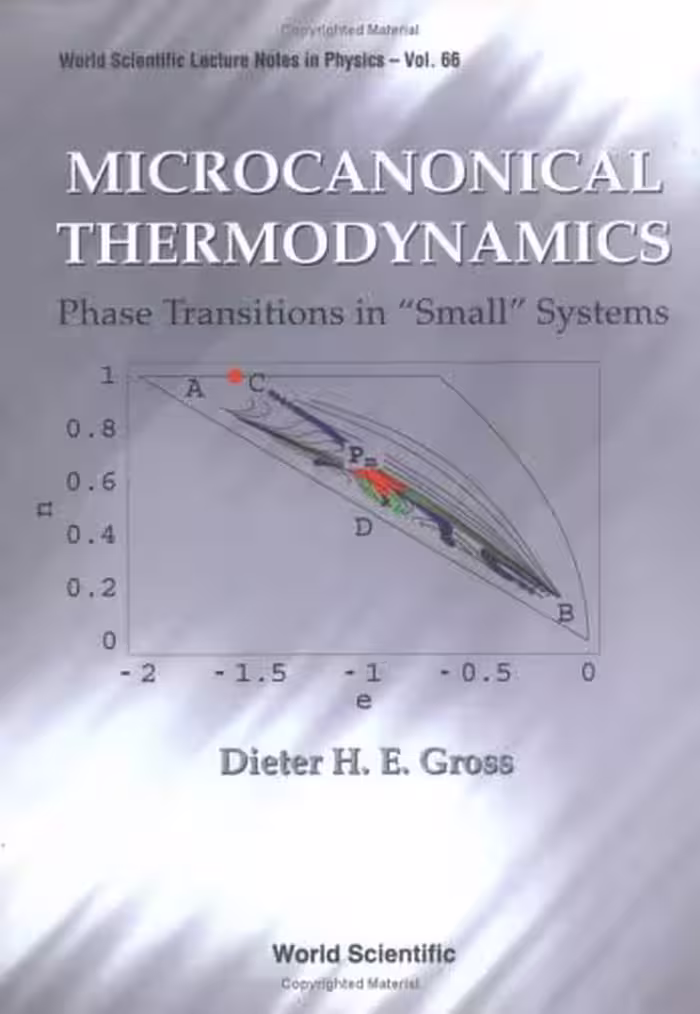 خرید و دانلود نسخه کامل کتاب Microcanonical thermodynamics: phase transitions in small systems