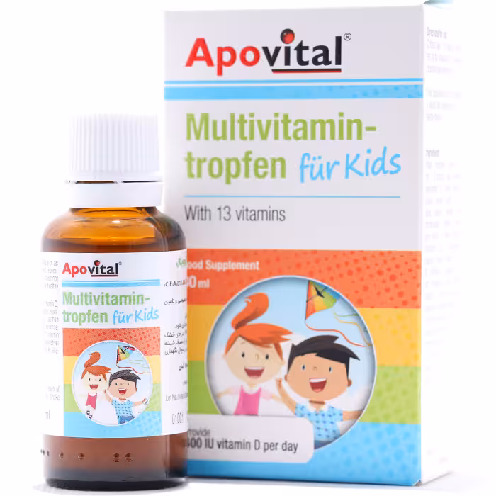 قطره مولتی ویتامین تروپفن فور کیدز آپوویتال 30 میلی لیتری