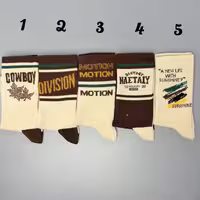 جوراب ساقدار الیت نوشته دار سری Division