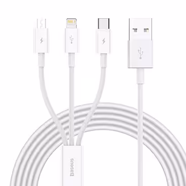 کابل 1 به 3 باسئوس مدل CAMLTYS-02 به طول 1.5 متر