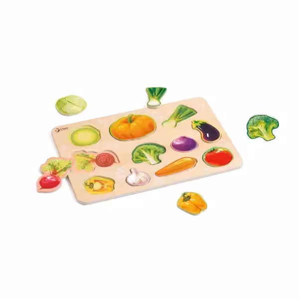 پازل چوبی سبزیجات کلاسیک ورد Classic World