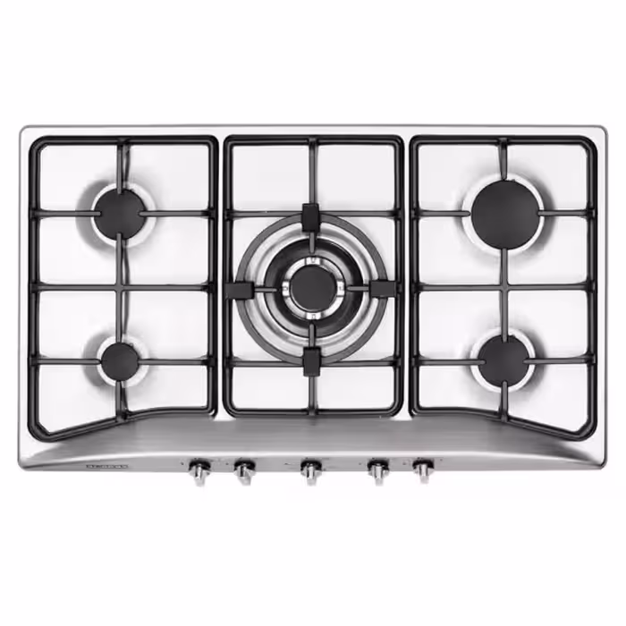 اجاق گاز رومیزی پنج شعله‌ مدل S5906 استیل البرز