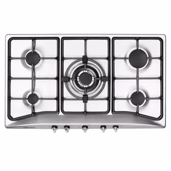 اجاق گاز رومیزی پنج شعله‌ مدل S5906 استیل البرز