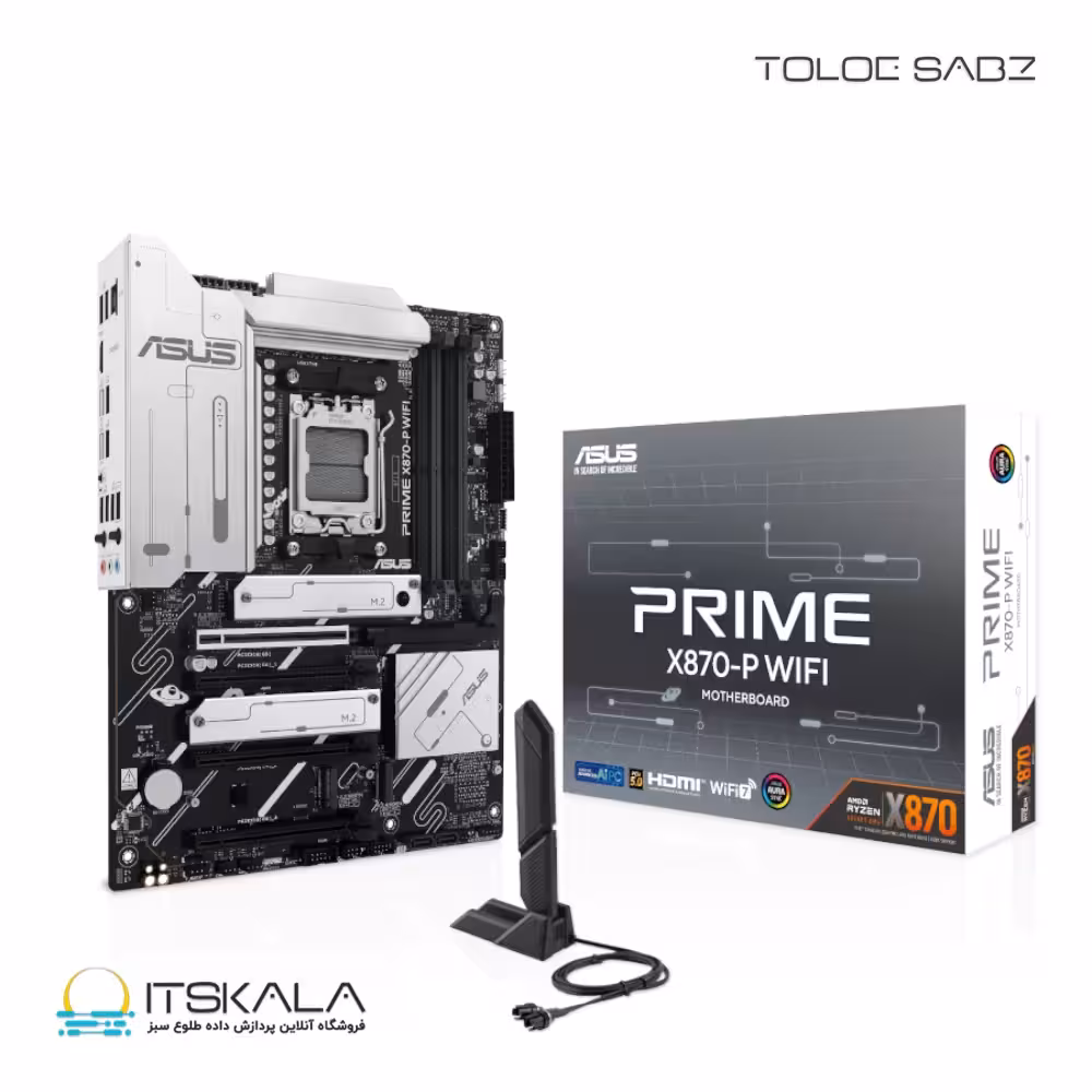 قیمت و خرید مادربرد ایسوس مدل PRIME X870-P WIFI | ITSKALA