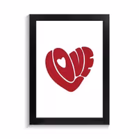 تابلو عاشقانه طرح love کد PF-27073