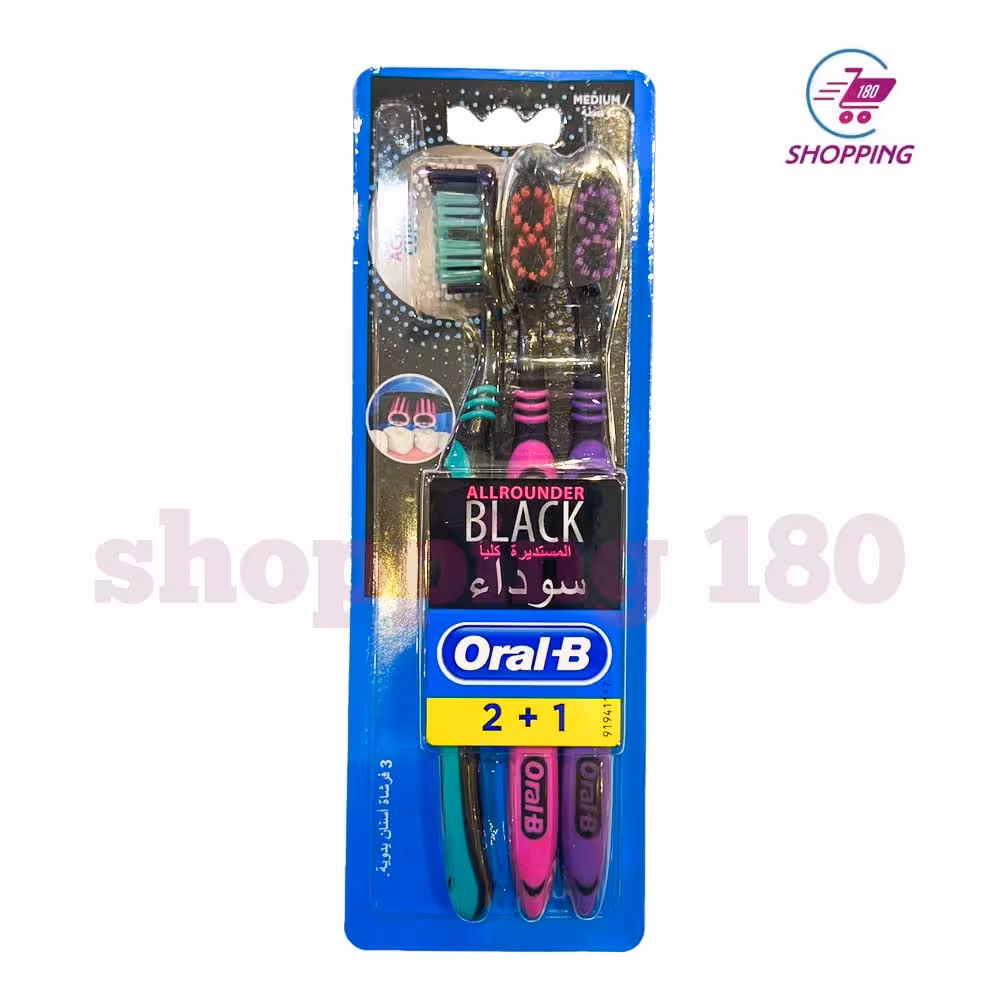 مسواک اورال بی 3 قلو سودا { ارسال رنگ مسواک ها رندوم میباشد }