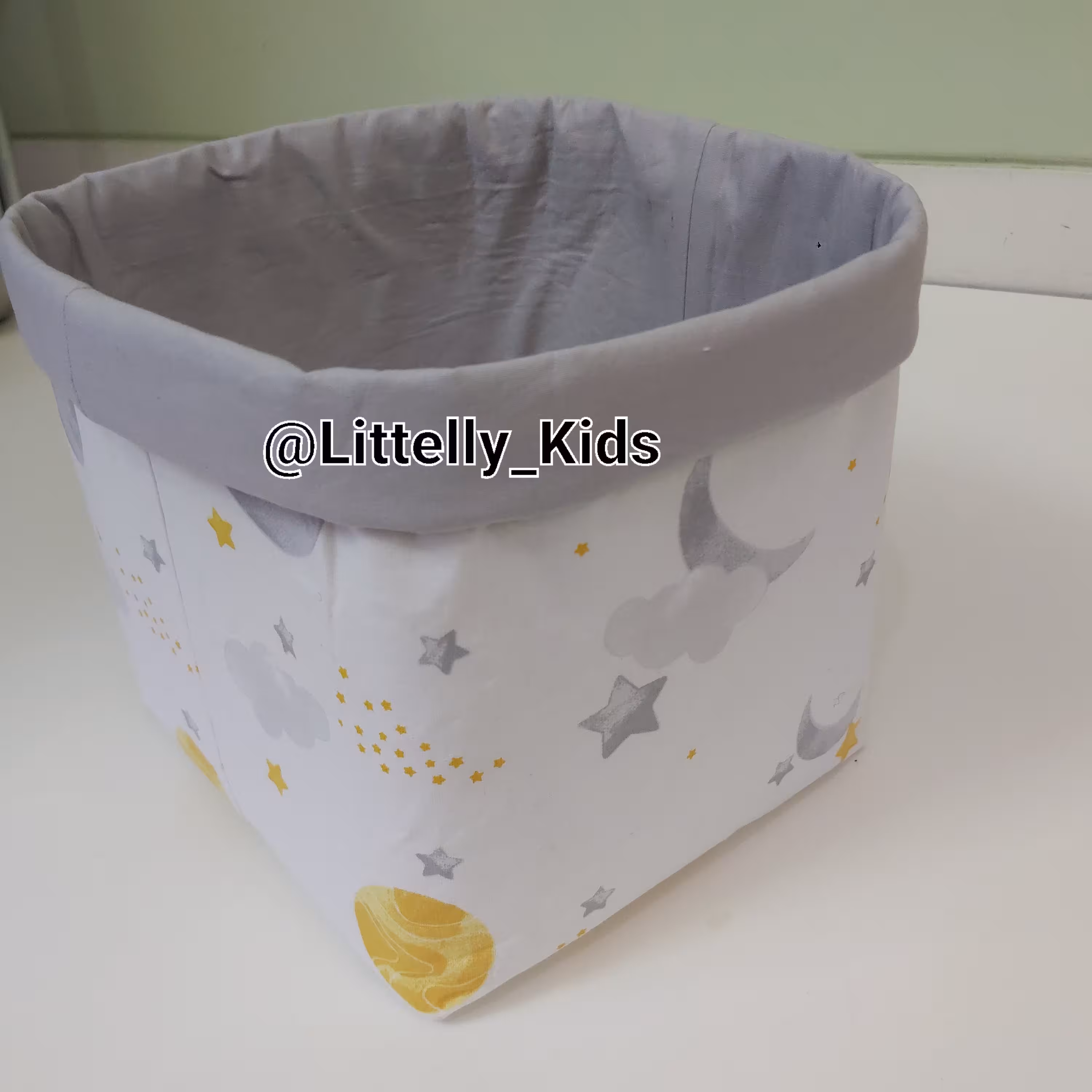 باکس نظم دهنده پارچه ای با ایستایی بالا ،دوخته شده از پارچه کتان نخ ترک