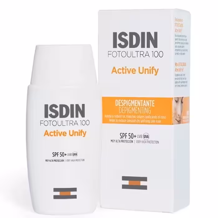 ضد آفتاب اکتیو یونیفای ضد لک SPF50ایزدین حجم 50 میل