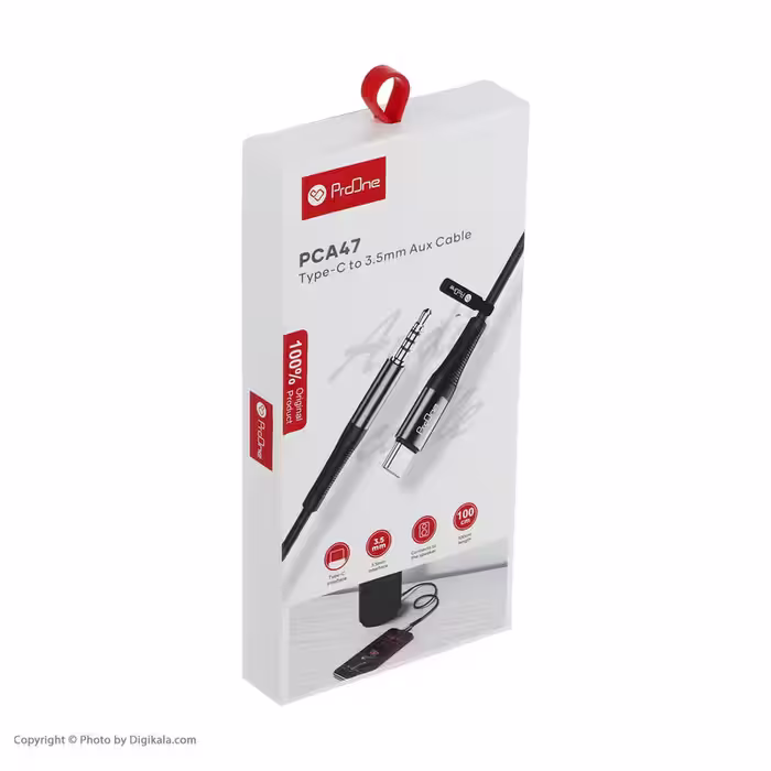 کابل تبدیل ProOne PCA47 Type-C To AUX 1m