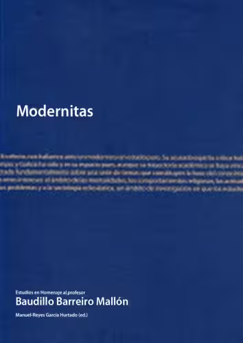 خرید و دانلود نسخه کامل کتاب Modernitas : estudios en homenaje al profesor Baudilio Barreiro Mallón