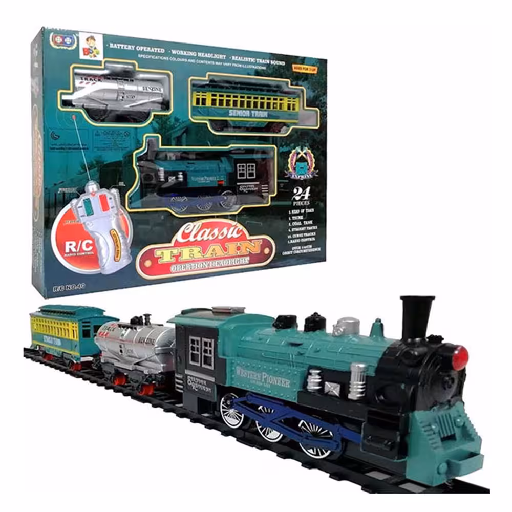 قطار کنترلی کلاسیک 24 تیکه کد 40