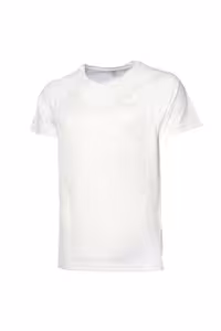 تی شرت سفید مردانه گردن دوچرخه خوان T Shirt hummel
