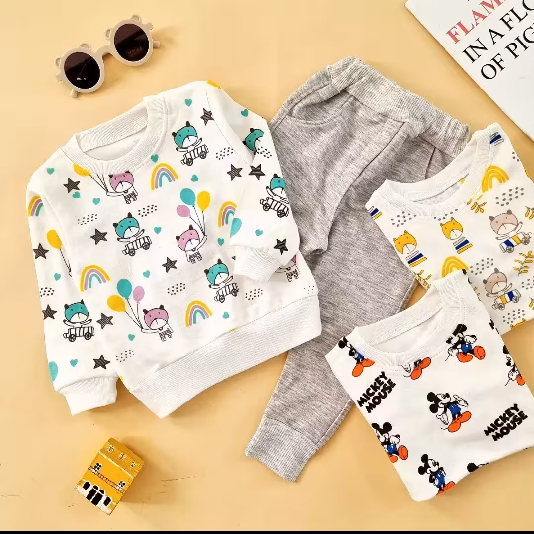 بلوز شلوار بچگانه 2 ماه تا 2 سال ارسال رایگان 