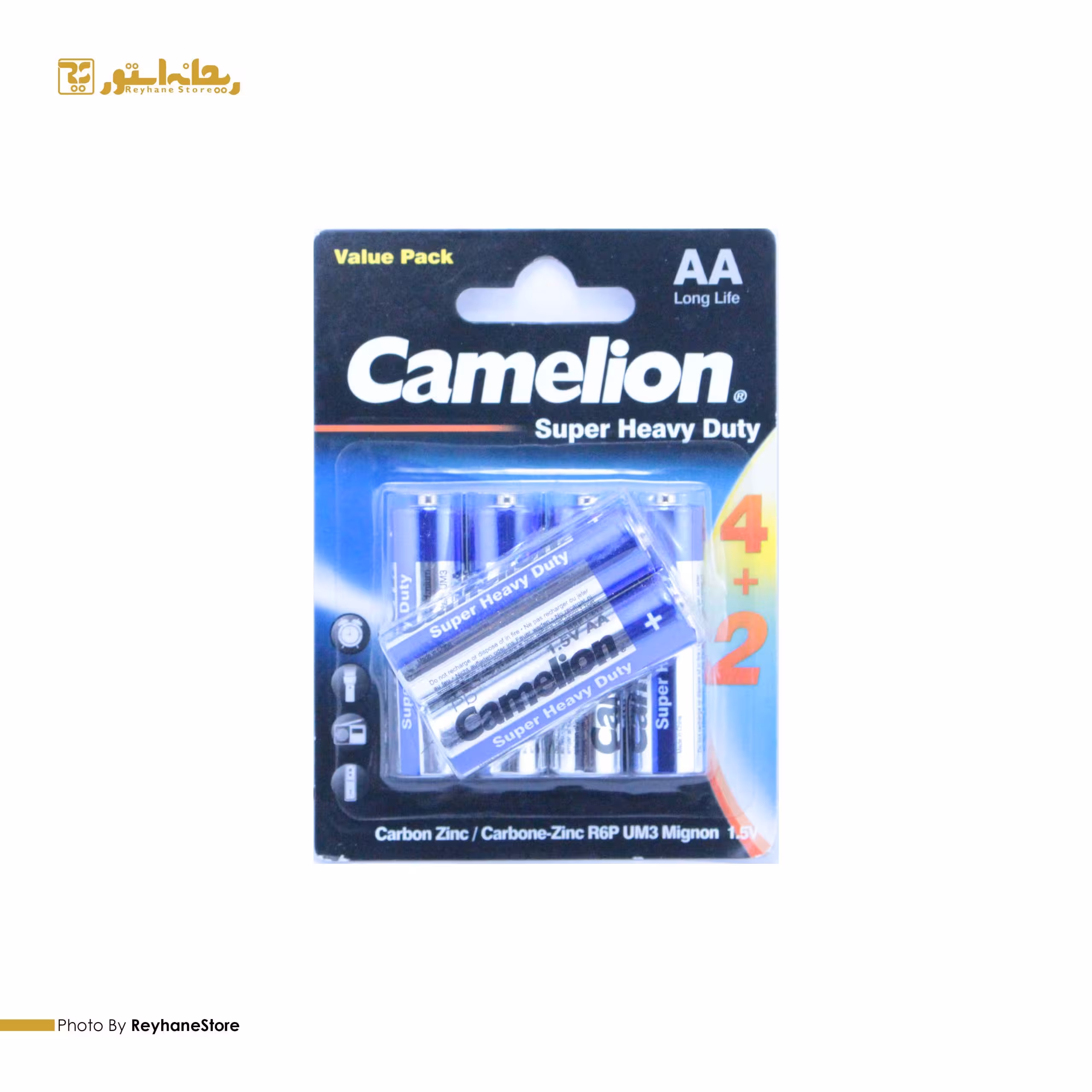 باتری قلمی Super Heavy Duty کملیون R6P