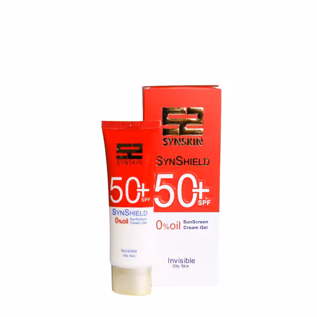 کرم ضد آفتاب فاقد چربی ساین شیلد SPF50 ساین اسکین50 میلی لیتری