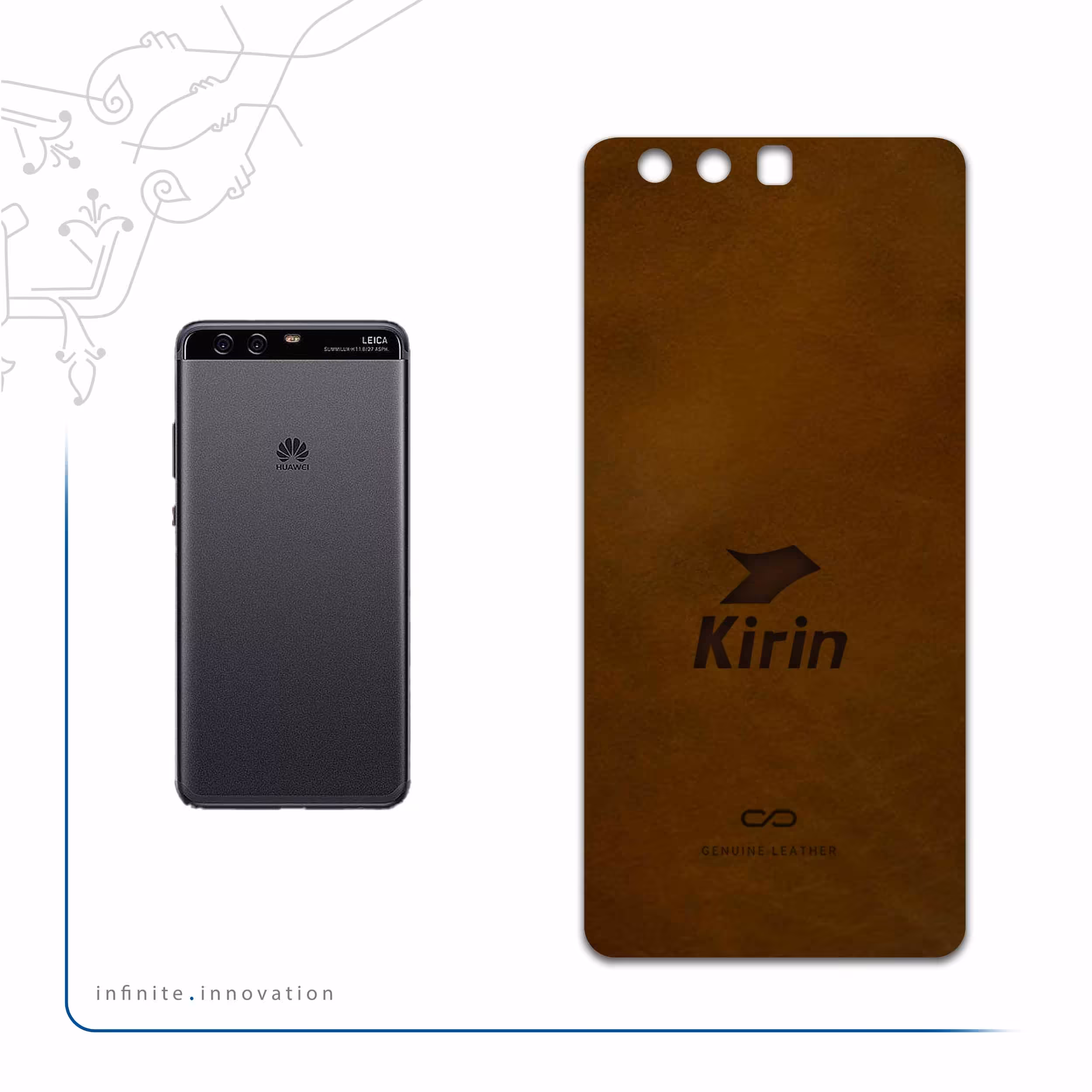 برچسب پوششی ماهوت مدل BFL-KRN مناسب برای گوشی موبایل هوآوی P10 Plus