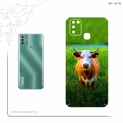 برچسب پوششی ماهوت مدل Cow مناسب برای گوشی موبایل اینفینیکس Smart 6 X657B