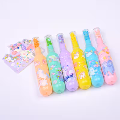 ماژیک علامت گذار مدل یونیکورن بسته 6 عددی