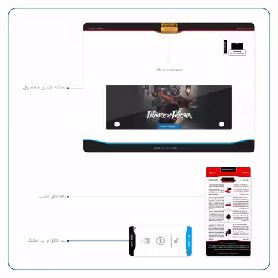 برچسب پوششی ماهوت مدل Prince of Persia مناسب برای تبلت سامسونگ Galaxy Tab S 10.5 2014 T805