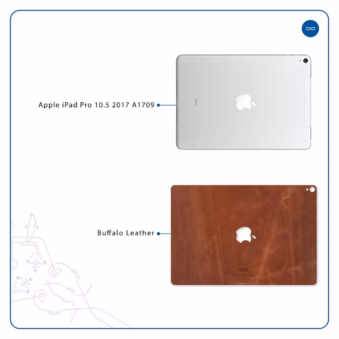 برچسب پوششی ماهوت مدل Buffalo-Leather مناسب برای تبلت اپل iPad Pro 10.5 2017 A1709