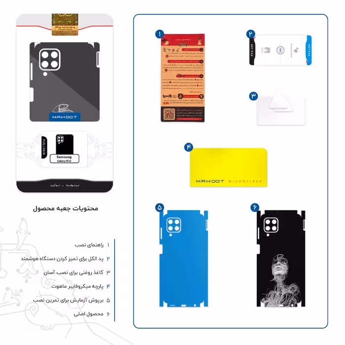 برچسب پوششی ماهوت مدل Strings Digital Art 2-FullSkin مناسب برای گوشی موبایل سامسونگ Galaxy M32