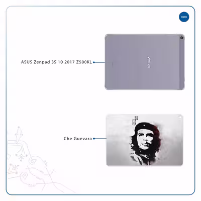 برچسب پوششی ماهوت مدل Che-Guevara مناسب برای تبلت ایسوس Zenpad 3S 10 2017 Z500KL