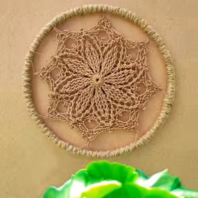 دیوارکوب بافتنی مدل دریم کچر کد R04 مجموعه 3 عددی