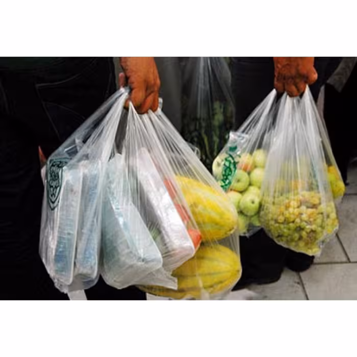 نایلون بسته بندی مدل دسته دار BP-3747 وزن 1 کیلوگرم