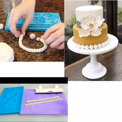 سیلیکون قالب گیری به گز مدل برگ و گل