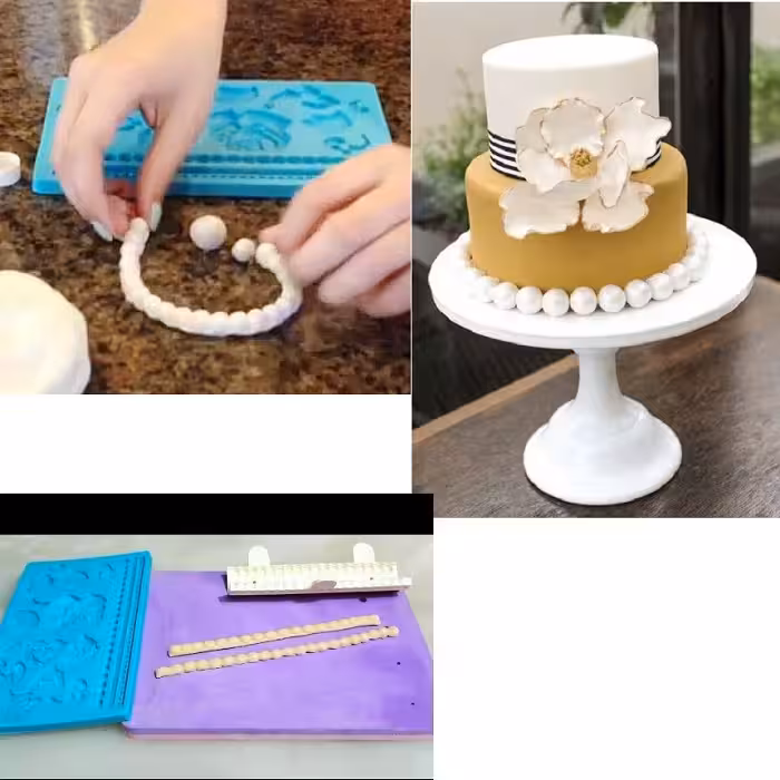 سیلیکون قالب گیری به گز مدل برگ و گل