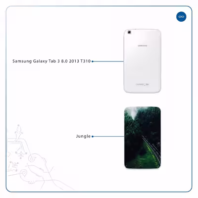برچسب پوششی ماهوت مدل Jungle مناسب برای تبلت سامسونگ Galaxy Tab 3 8.0 2013 T310