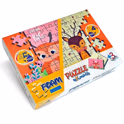 پازل 24 تکه فنسی مدل گوزن شاخ دار