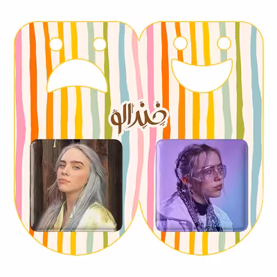 پیکسل خندالو مدل بیلی آیلیش کد 27712772 مجموعه 2 عددی