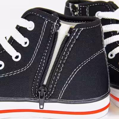 کفش راحتی  مدل آل اِستار زیپی رنگ مشکی