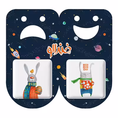 پیکسل خندالو مدل خرگوش کد 52575258 مجموعه 2 عددی