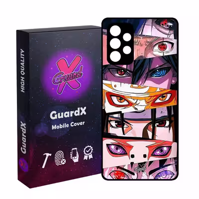کاور گارد ایکس طرح ناروتو انیمه مدل Glass10547 مناسب برای گوشی موبایل سامسونگ Galaxy A52/A52S