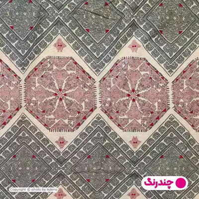 ملحفه آدنو مدل هریس کد CH66 دونفره سایز 220x240 سانتی متر