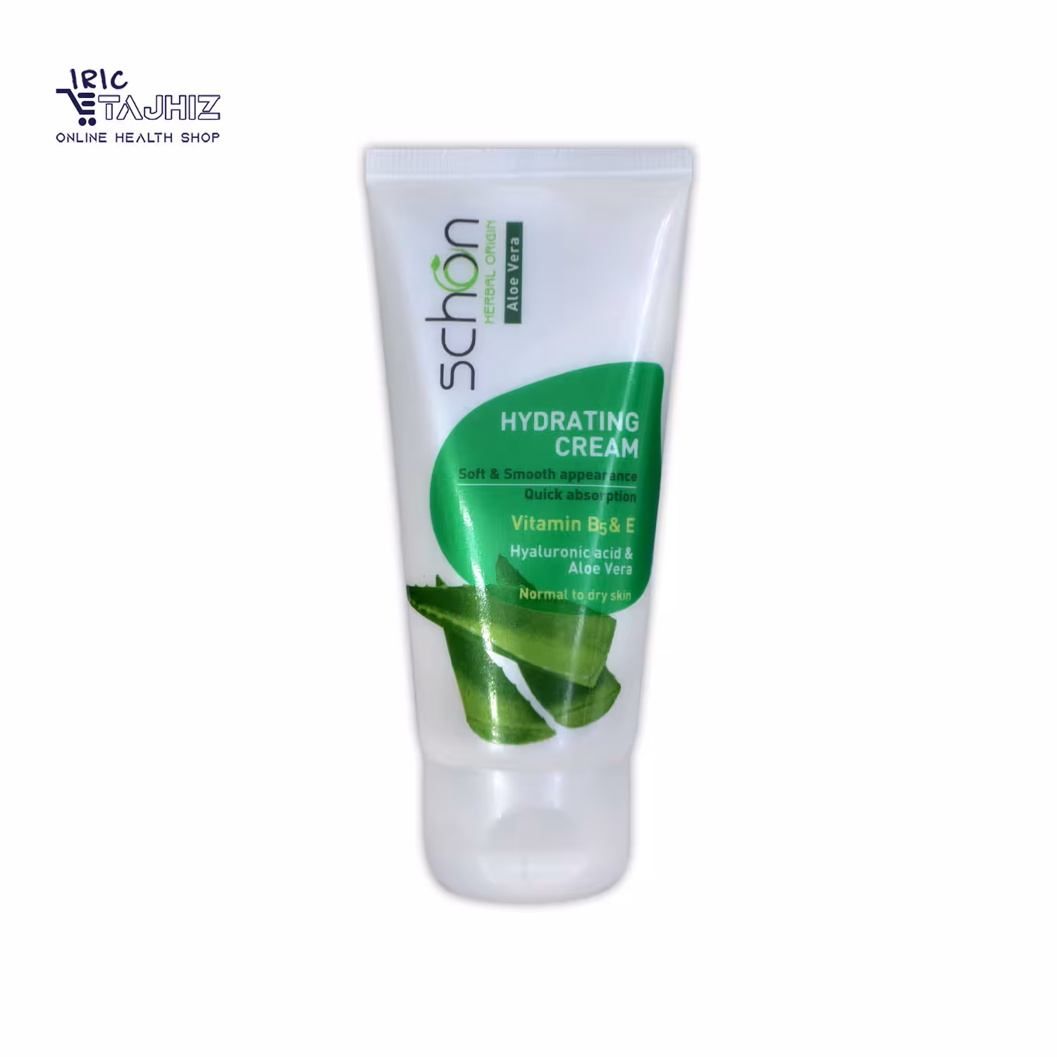 کرم آبرسان آلوئه ورا پوست معمولی تا خشک شون Schon حجم 50 میلی لیتر