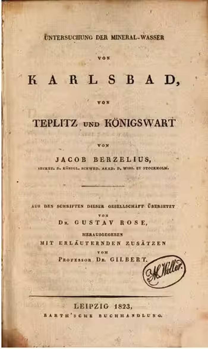 خرید و دانلود نسخه کامل کتاب Untersuchung der Mineral-Wasser von Karlsbad, von Teplitz und Königswart