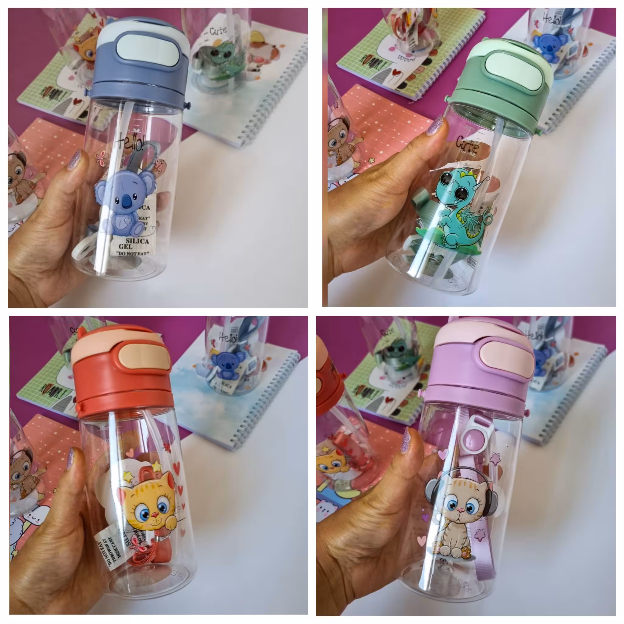 قمقمه وارداتی کیفیت عالی در 4 رنگ زیبا ارسال رایگان 550 میل