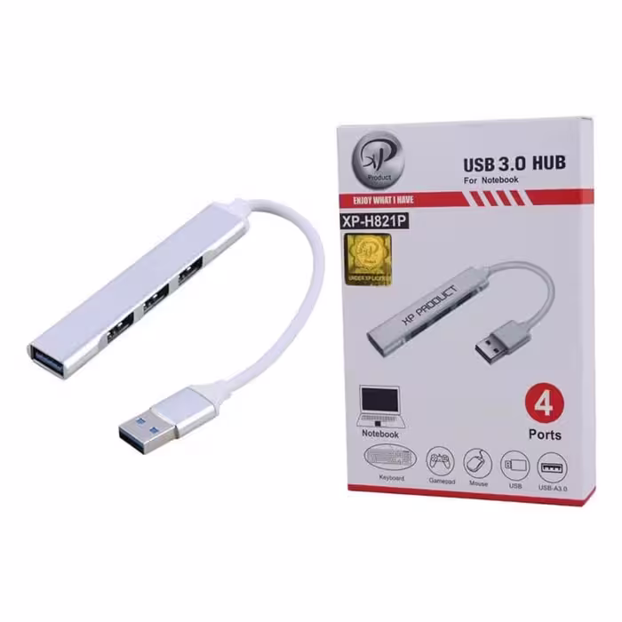 هاب 4 پورت USB 3.0 ایکس پی پروداکت XP-H821