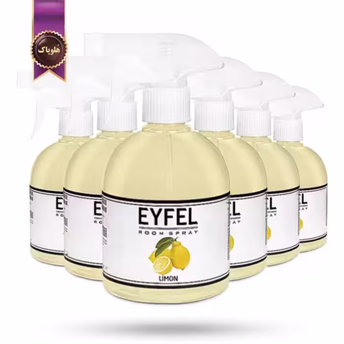 6 عدد اسپری خوشبوکننده هوا ایفل EYFEL مدل لیمو Lemon حجم 500 میلی لیتر
