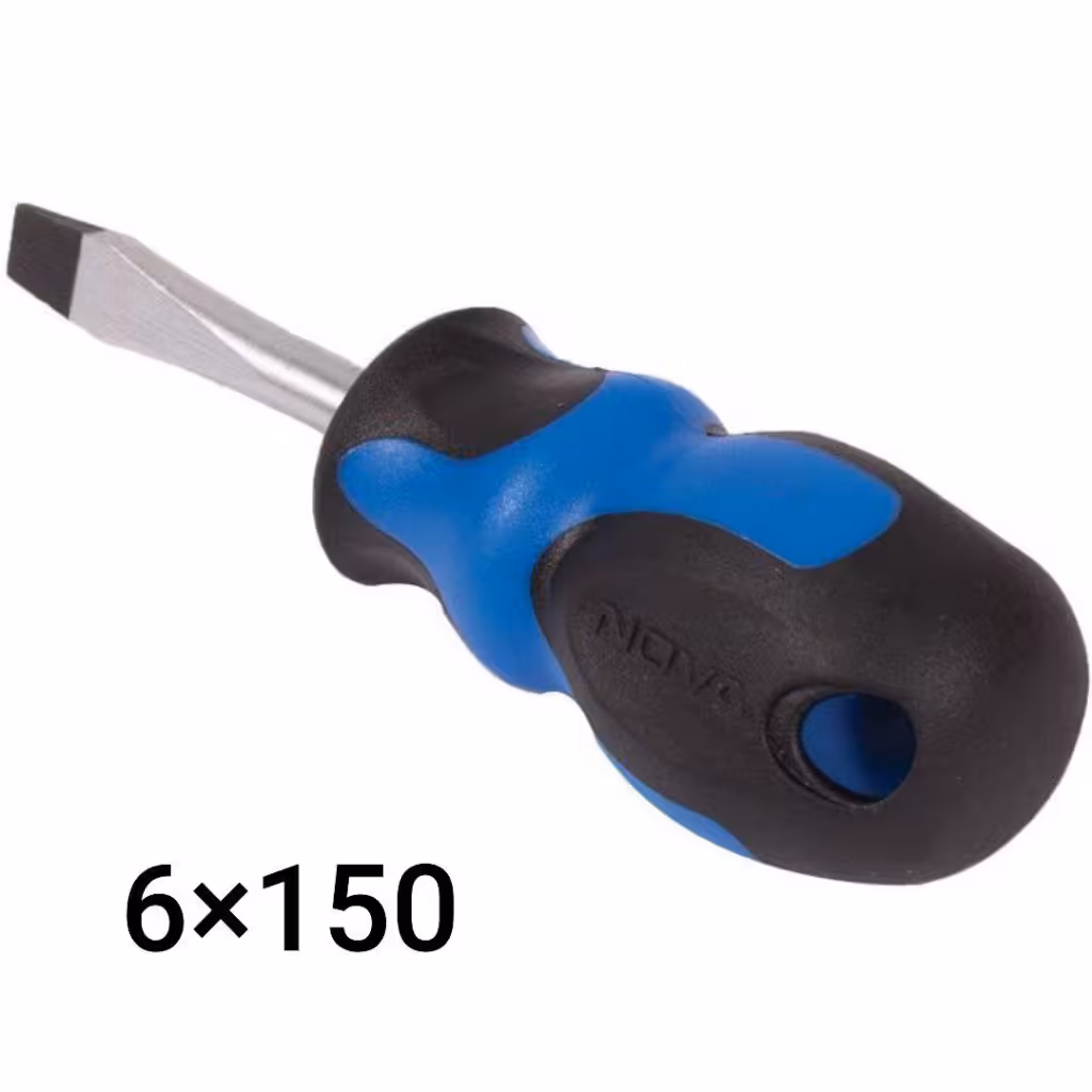 پیچ گوشتی دسته پلاستیکی 150×6 دوسو نووا NOVA مدل 1609