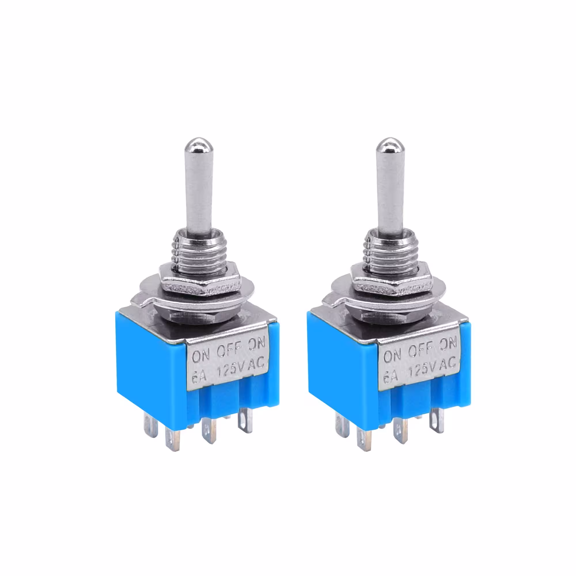 کلید کلنگی کوچک 6 پایه 3 حالت MTS-203
