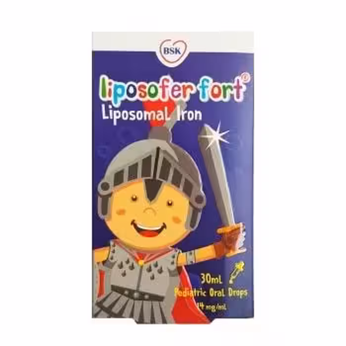 قطره آهن لیپوزوفر فورت بی اس کی مناسب کودکان (30 میل)