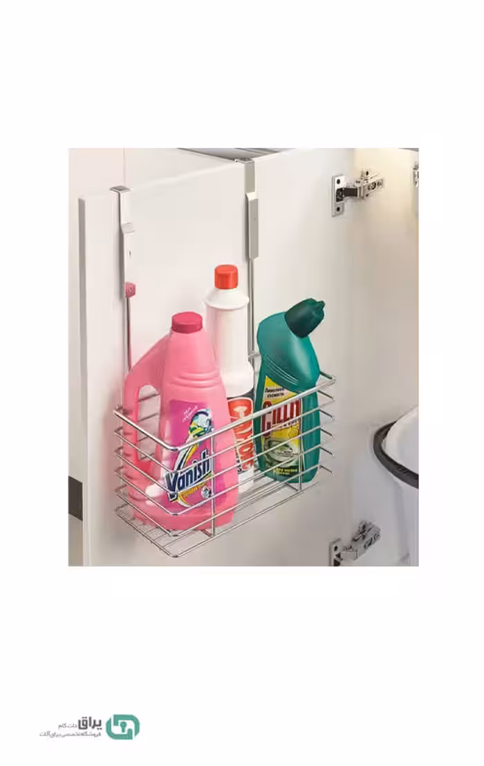 سبد مواد شوینده درب آویز 2801 پلاتین – platin