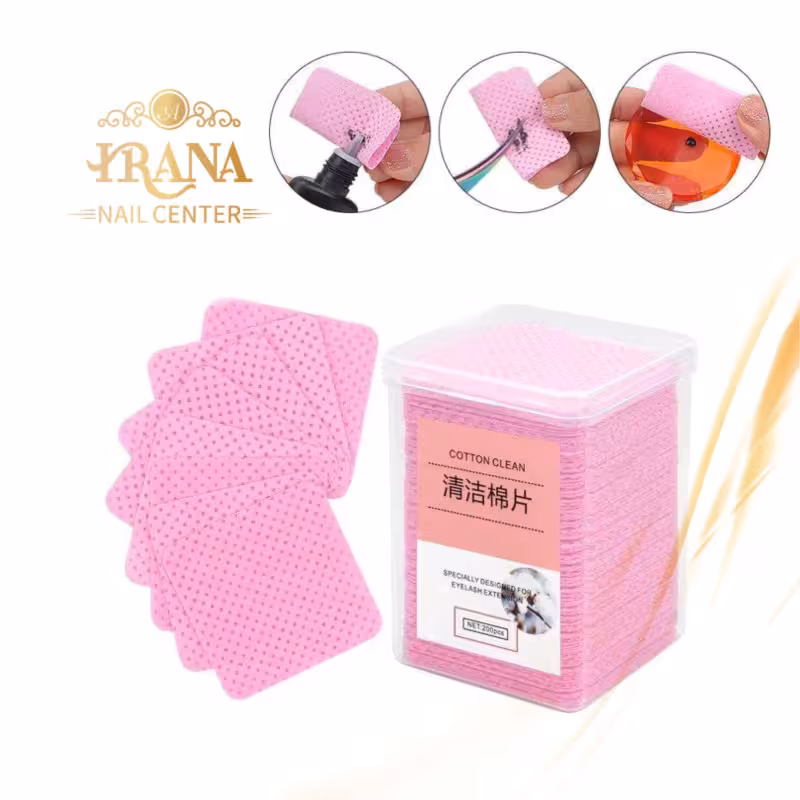 پد پاک کننده مژه صورتی