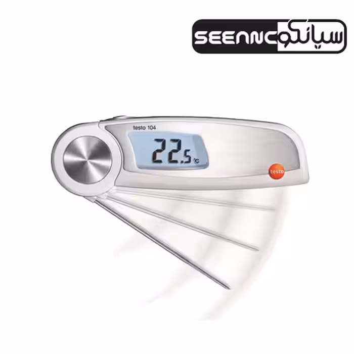 دماسنج تماسی با پراب و ضدآب دیجیتال تستو مدل TESTO 104