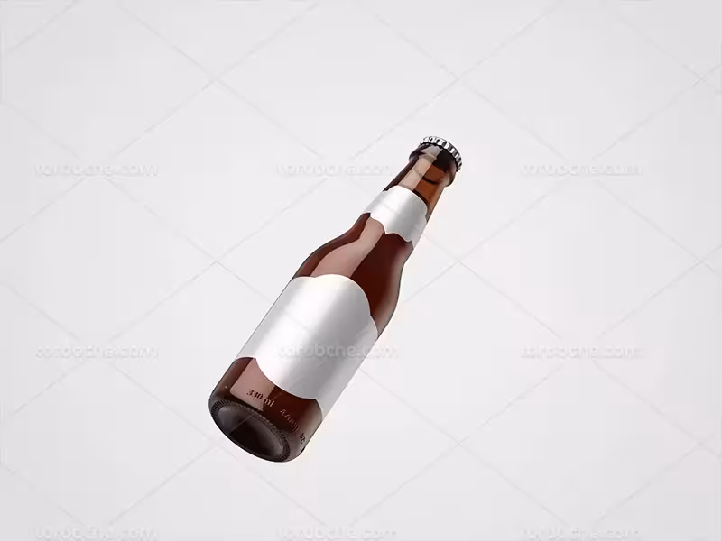 موکاپ قوطی شیشه ای دلستر | گرافیک با طعم تربچه